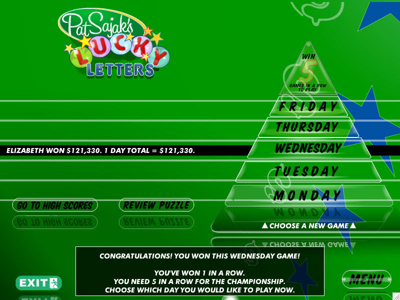 Pat Sajak's Lucky Letters  macgamestore.com