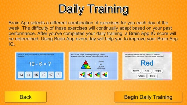 Brain App - Daily Brain Training Screenshot 2