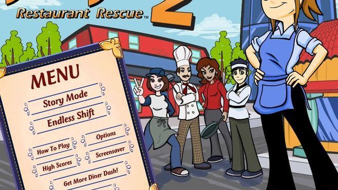 Diner Dash 2: Restaurant Rescue Screenshot 1