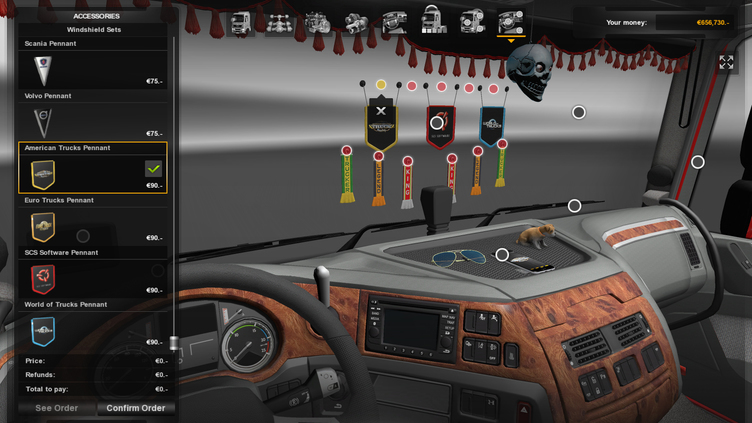 Euro Truck Simulator 2 - Cabin Accessories Screenshot 11
