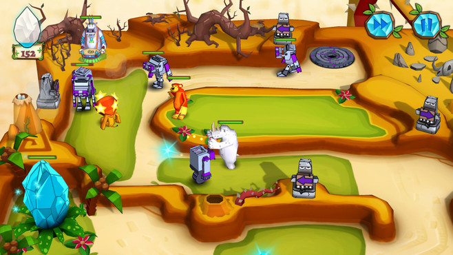 Jungle vs. Droids Screenshot 4