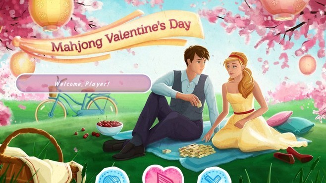 Mahjong Valentines Day Screenshot 1