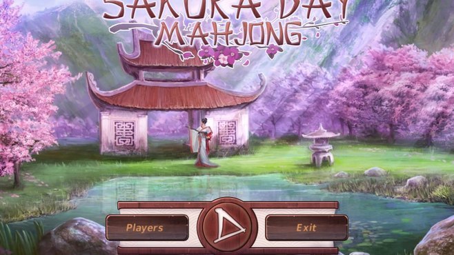 Sakura Day Mahjong Screenshot 1