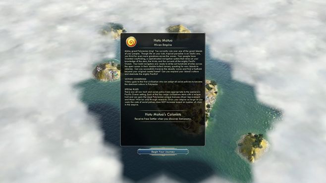 Sid Meier's Civilization V: Civilization and Scenario Pack - Polynesia Screenshot 3