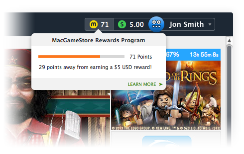what platform are games sold for on mac game store?