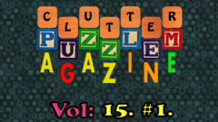 Clutter Puzzle Magazine: Vol. 15