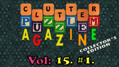 Clutter Puzzle Magazine: Vol. 15 - #1 Collector&#039;s Edition