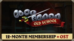 Old School RuneScape 12-Month Membership + OST