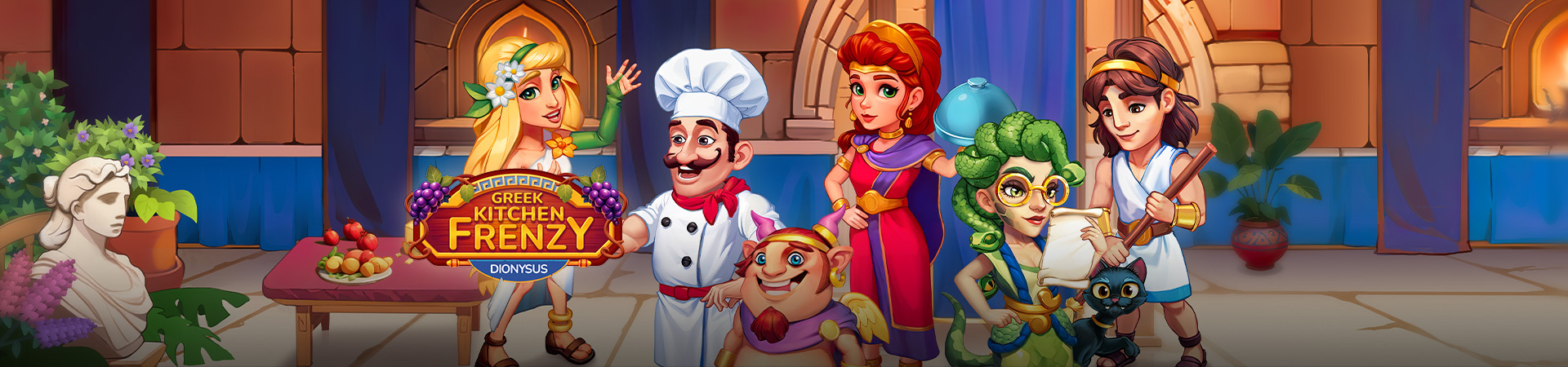 Greek Kitchen Frenzy: Dionysus CE - A new series by JetDogs!