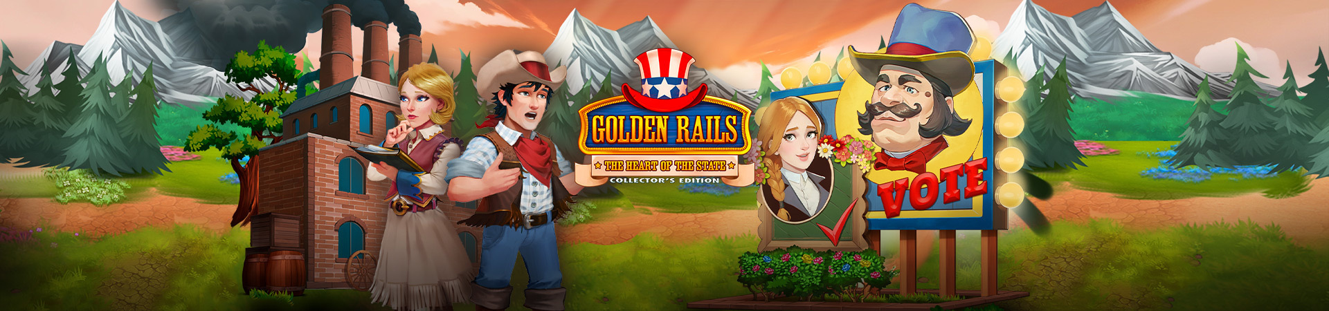 Golden Rails 7: The Heart of the State CE - Now available