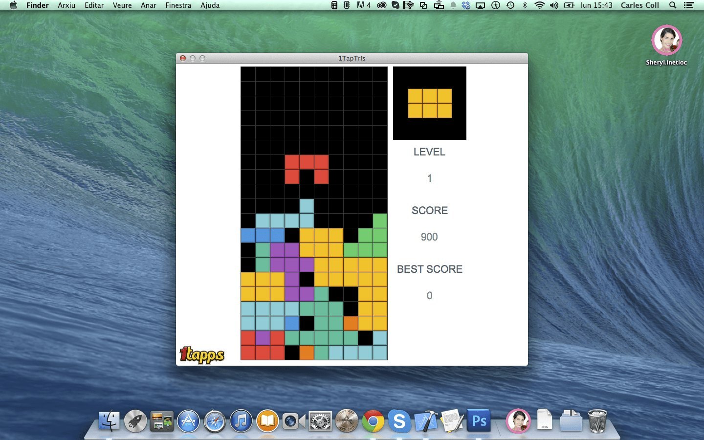 1TapTris Falling Blocks Classic Puzzle Game