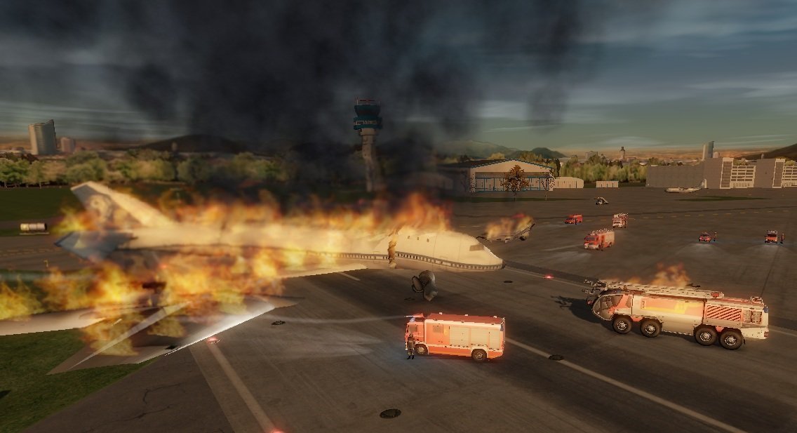 airport fire simulator airport fire simulator