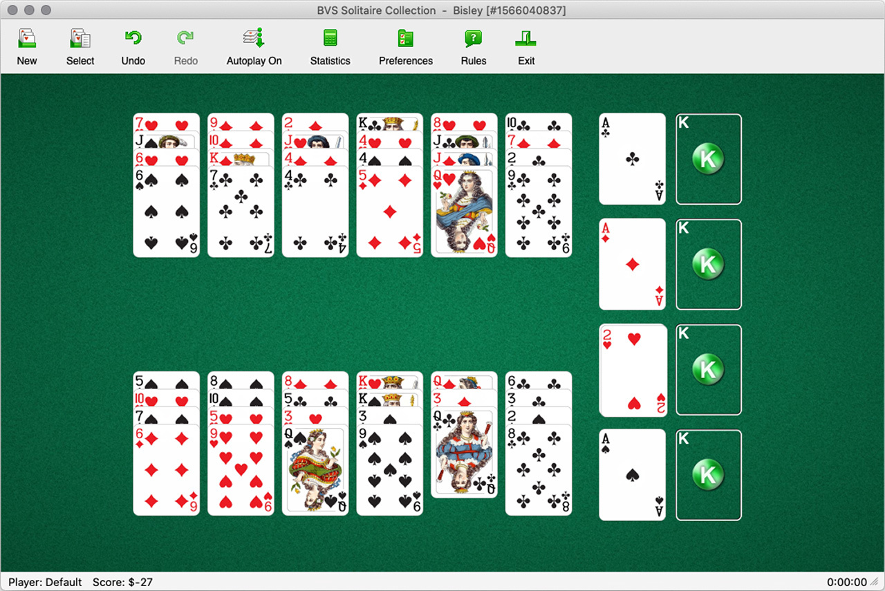 BVS Solitaire Collection for Mac OS X