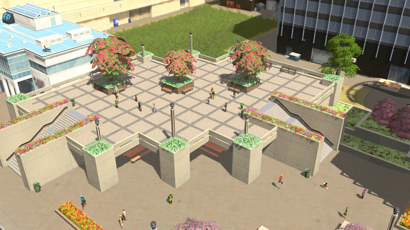 cities skylines financial districts