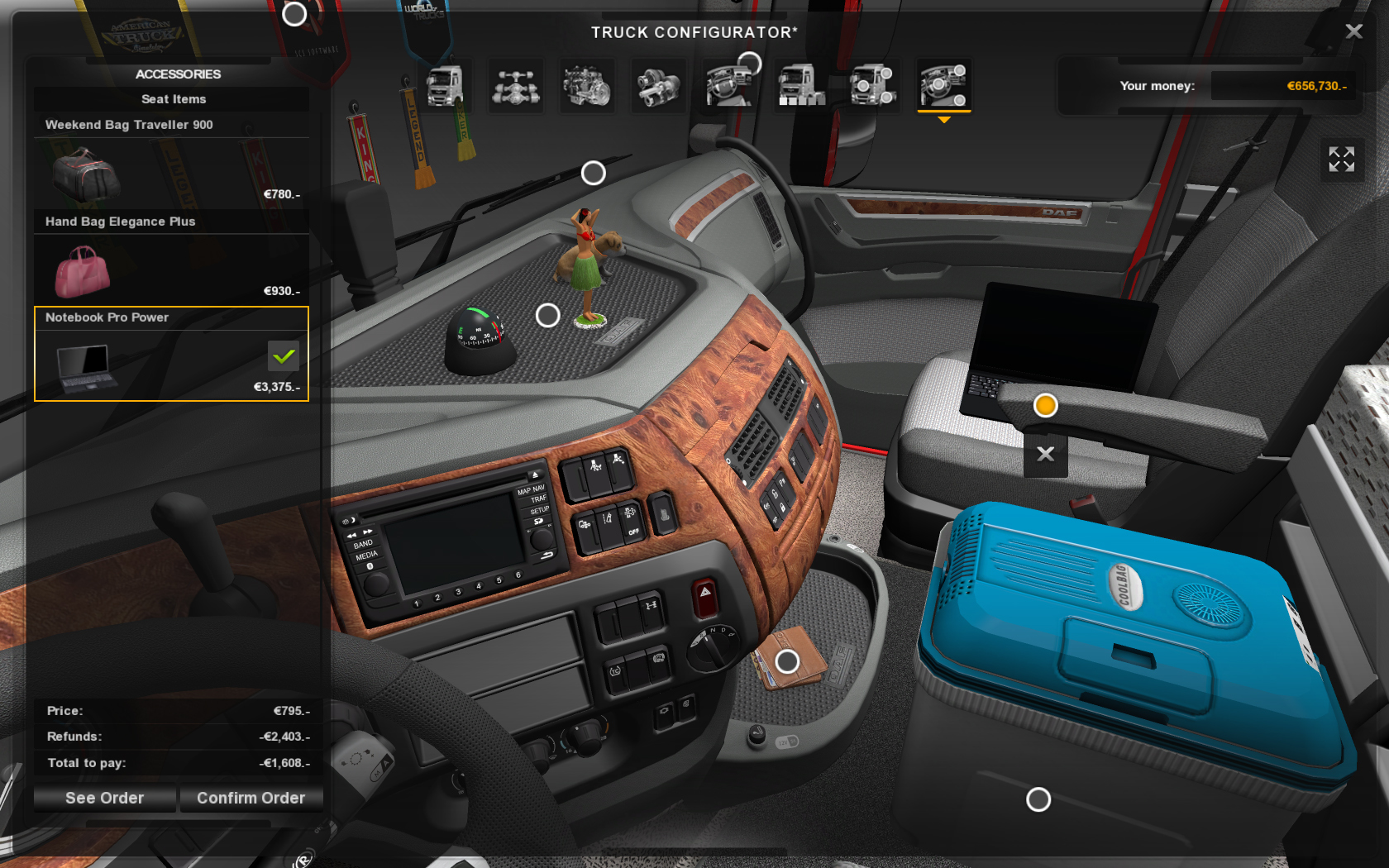 Euro Truck Simulator 2 - Cabin Accessories