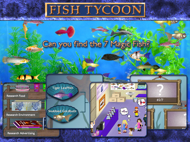 Fish Tycoon Species Chart