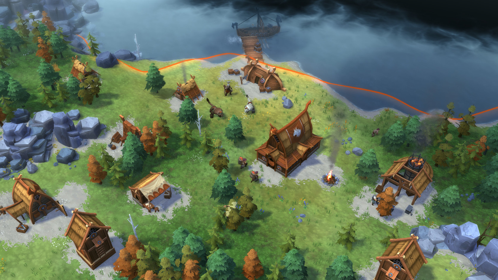 Northgard - brundr & kaelin clan of the lynx for macbook pro