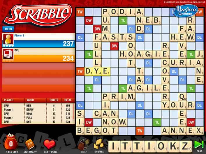 Scrabble Scrabble Online