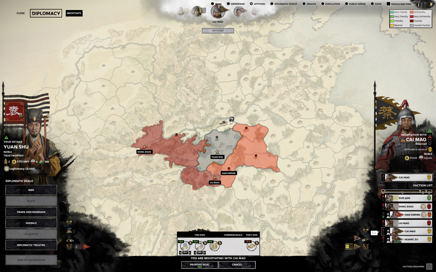 Three kingdoms total war