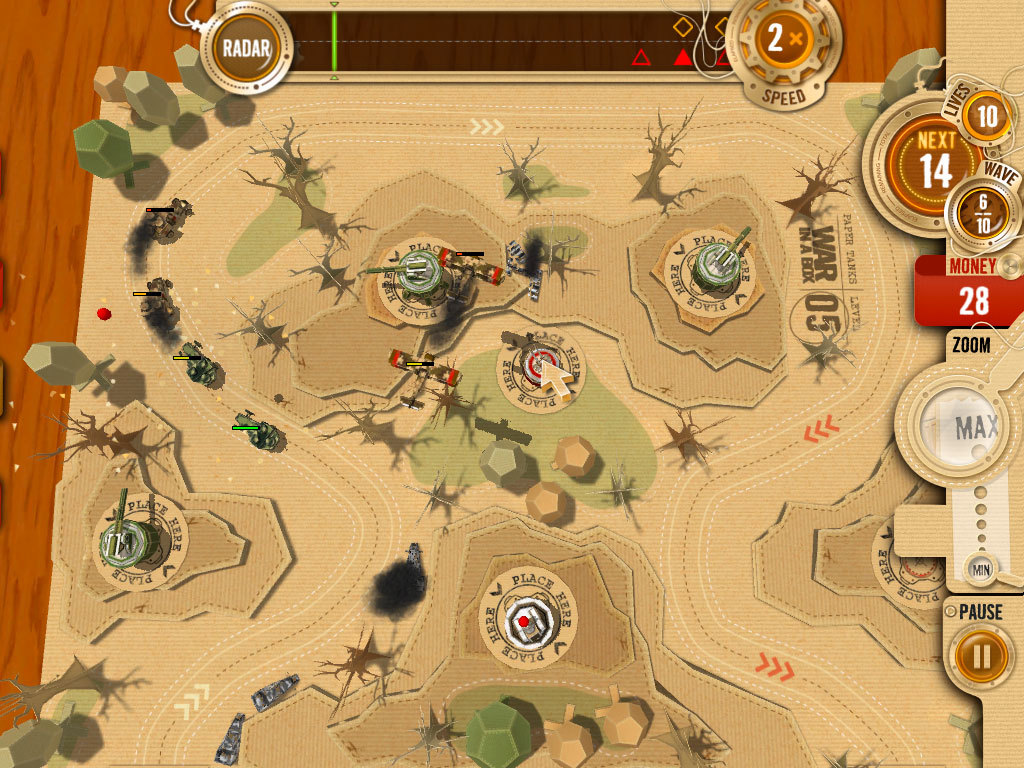 War in a Box: Paper Tanks  macgamestore.com