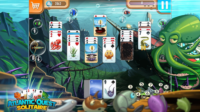 Atlantic Quest Solitaire Screenshot 2