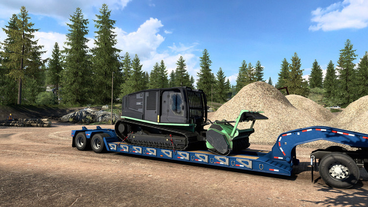 American Truck Simulator - Forest Machinery Screenshot 1