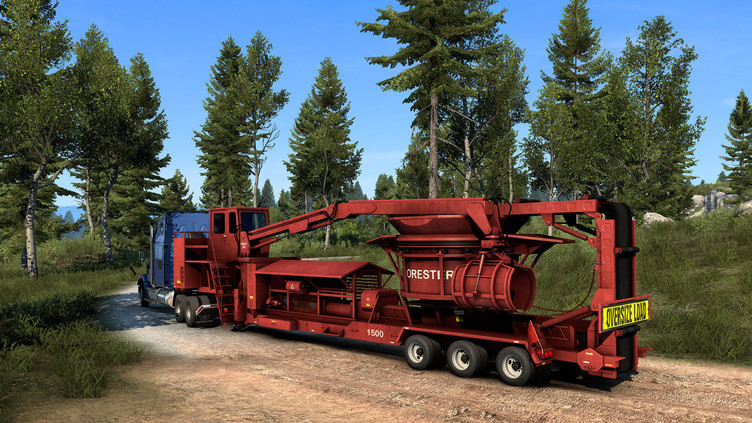 American Truck Simulator - Forest Machinery Screenshot 5