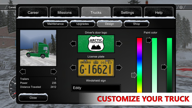 Arctic Trucker Simulator Screenshot 2