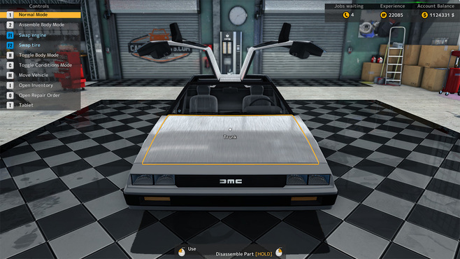Car Mechanic Simulator 2015 - DeLorean Screenshot 7