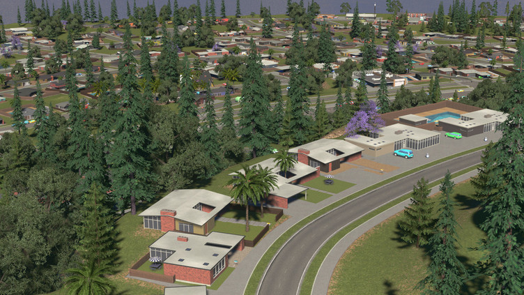 Cities: Skylines - Content Creator Pack: Mid-Century Modern Screenshot 1