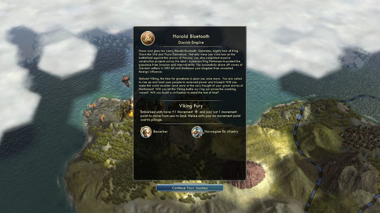 Civilization V - Civ and Scenario Pack: Denmark (The Vikings) Screenshot 2