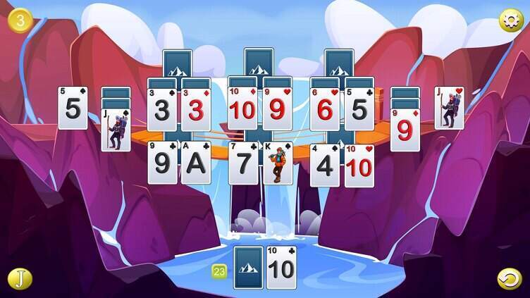 Cliffhanger Solitaire Screenshot 2