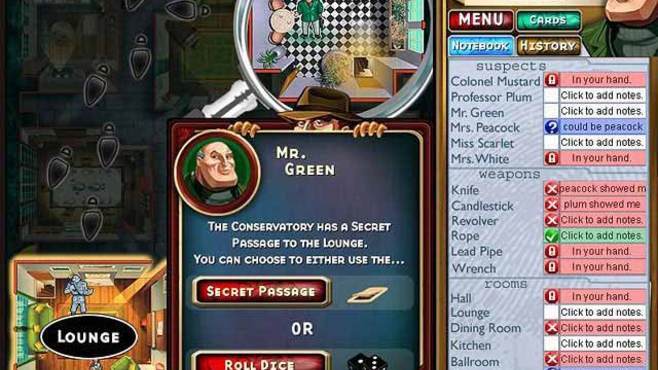 Clue Classic Screenshot 4