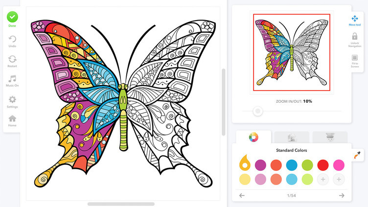 Coloring Book for Adults Screenshot 2