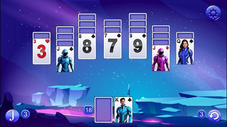 Cosmo Solitaire Screenshot 1