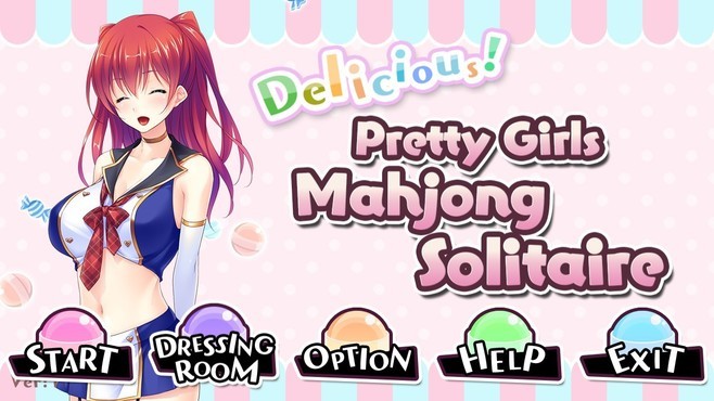 Delicious! Pretty Girls Mahjong Solitaire Screenshot 3