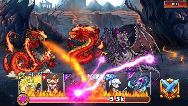 Dragon Kingdom War- Puzzle RPG Screenshot 5