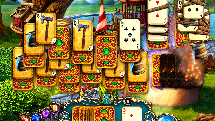 Dreamland Solitaire: Dragon's Fury Screenshot 1