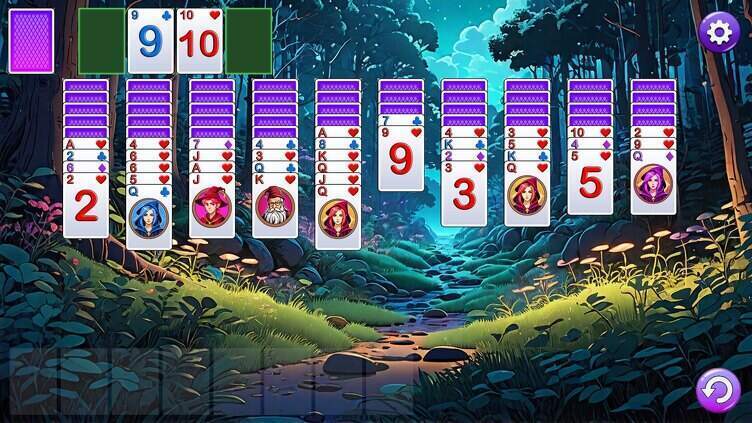 Enchanted Solitaire 3: The Magic Web Screenshot 1