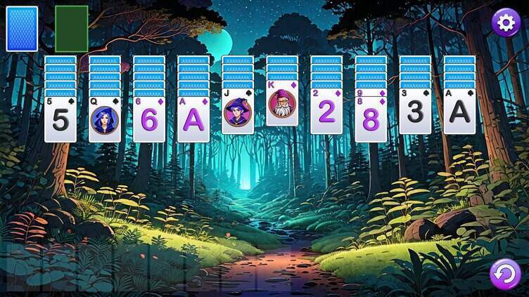 Enchanted Solitaire 3: The Magic Web Screenshot 3