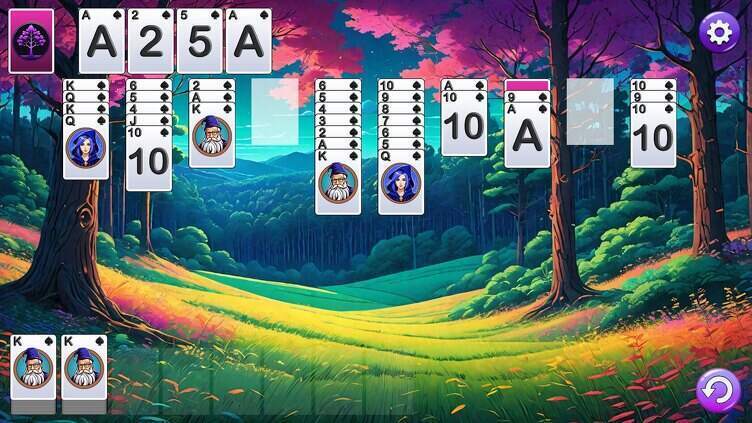 Enchanted Solitaire 3: The Magic Web Screenshot 4