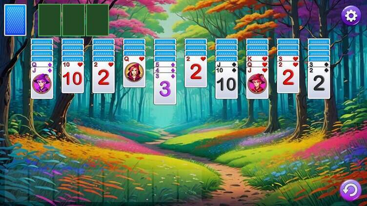 Enchanted Solitaire 3: The Magic Web Screenshot 5