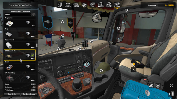 Euro Truck Simulator 2 - Cabin Accessories Screenshot 1