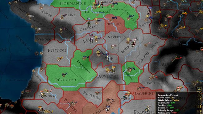 Europa Universalis III: Heir to the Throne Screenshot 1