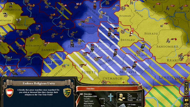 Europa Universalis III: Heir to the Throne Screenshot 3