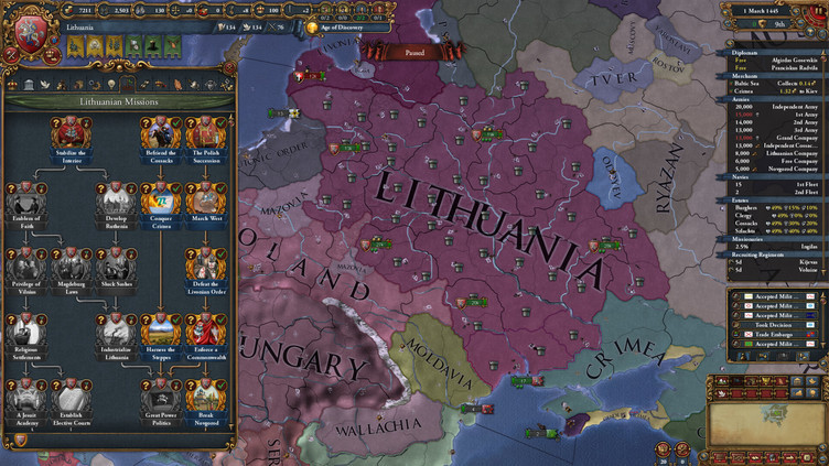 Europa Universalis IV: Lions of the North Screenshot 1