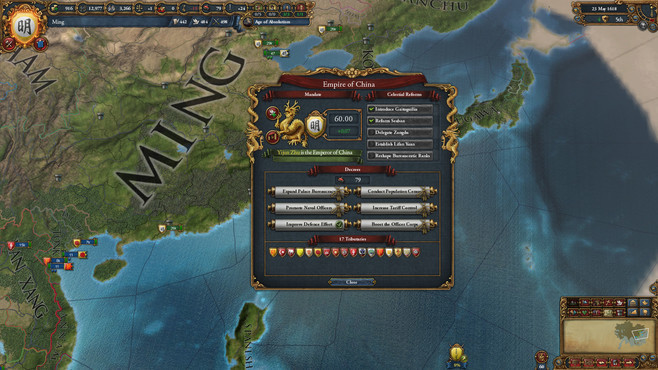 Europa Universalis IV: Mandate of Heaven Screenshot 1