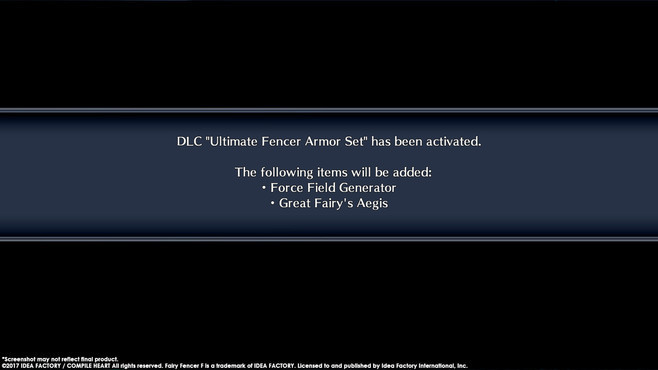 Fairy Fencer F ADF Veteran Fencer Armor Set Screenshot 1
