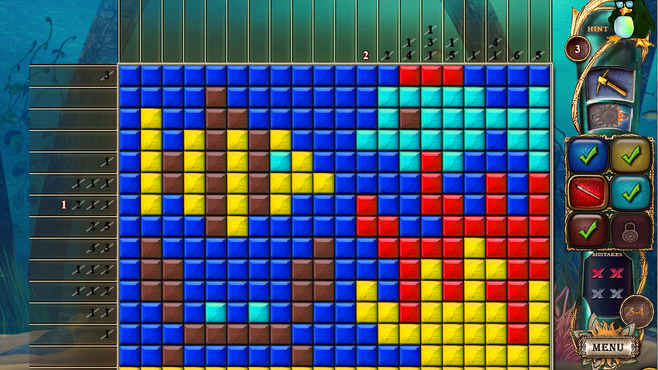 Fantasy Mosaics 16: Six Colors in Wonderland Screenshot 3