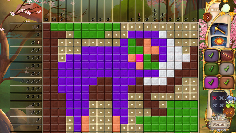 Fantasy Mosaics 34: Zen Garden Screenshot 1
